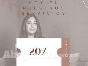 20% de descuento hoy en nuestros servicios. 